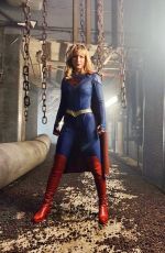 MELISSA BENOIST -  Old vs New Supergirl Suit