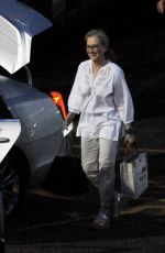 MERYL STREEP Leaves Big Little Lies Set in Los Angeles 07/28/2019