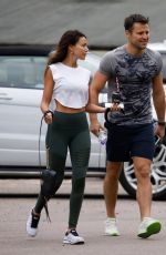MICEHELLE KEEGAN Leaves a Gym in Essex 08/16/2019