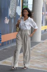 MICHELLE KEEGAN Arrives at Breakfast Studios in Manchester 08/20/2019