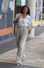 MICHELLE KEEGAN Arrives at Breakfast Studios in Manchester 08/20/2019