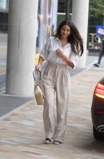 MICHELLE KEEGAN Arrives at Breakfast Studios in Manchester 08/20/2019