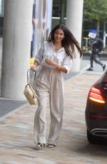 MICHELLE KEEGAN Arrives at Breakfast Studios in Manchester 08/20/2019