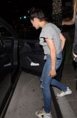 MILA KUNIS and Ashton Kutcher at Avra Restaurant in Beverly Hills 08/21/2019