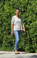 MILA KUNIS and Ashton Kutcher Out and About in Los Angeles 08/15/2019