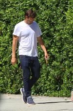 MILA KUNIS and Ashton Kutcher Out and About in Los Angeles 08/15/2019