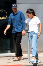 MILA KUNIS and Ashton Kutcher Out in Los Angeles 08/12/2019