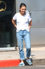 MILA KUNIS in Denim Out in Los Angeles 08/12/2019