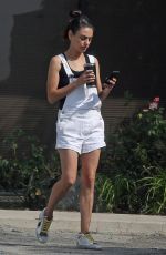 MILA KUNIS Out and About in Los Angeles 08/23/2019