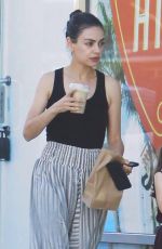 MILA KUNIS Out for Coffee in Beverly Hills 08/30/2019
