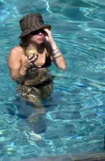MILEY CYRUS and KAITLYNN CARTER in Bikinis on Vacation in Lake Como 08/09/2019