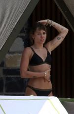 MILEY CYRUS and KAITLYNN CARTER in Bikinis on Vacation in Lake Como 08/09/2019