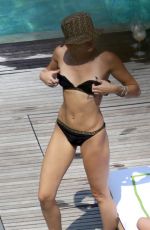 MILEY CYRUS and KAITLYNN CARTER in Bikinis on Vacation in Lake Como 08/09/2019