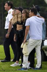 MILEY CYRUS Boarding a Helicopter in San Cassiano 08/08/2019