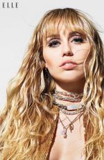 MILEY CYRUS in Elle Magazine, August 2019