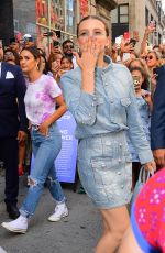MILLIE BOBBY BROWN Leaves Her Pop Up Store Florence by Mills in New York 08/25/2019