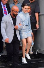 MILLIE BOBBY BROWN Leaves Her Pop Up Store Florence by Mills in New York 08/25/2019