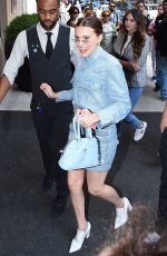 MILLIE BOBBY BROWN Leaves Her Pop Up Store Florence by Mills in New York 08/25/2019