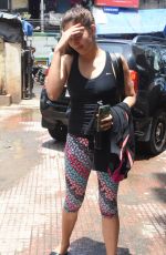MIRA RAJOUT Leaves a Gym Mumbai 08/19/2019