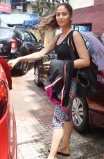 MIRA RAJOUT Leaves a Gym Mumbai 08/19/2019