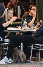 MOLLI KING and Stuart Broad at Italian Restaurant in Primrose Hill 08/12/2019