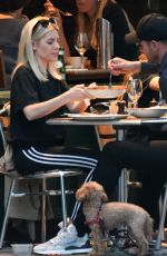 MOLLI KING and Stuart Broad at Italian Restaurant in Primrose Hill 08/12/2019