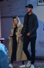 MOLLI KING and Stuart Broad at Italian Restaurant in Primrose Hill 08/12/2019