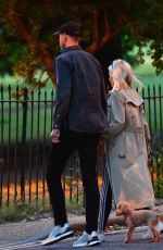 MOLLI KING and Stuart Broad at Italian Restaurant in Primrose Hill 08/12/2019