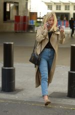 MOLLIE KING Leaves BBC Studios in London 08/11/2019