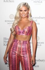 MOLLY MAE HAGUE at Bloomsbury Street Kitchen Restaurant Launch Party in London 08/08/2019