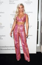 MOLLY MAE HAGUE at Bloomsbury Street Kitchen Restaurant Launch Party in London 08/08/2019
