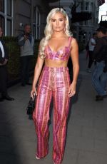 MOLLY MAE HAGUE at Bloomsbury Street Kitchen Restaurant Launch Party in London 08/08/2019