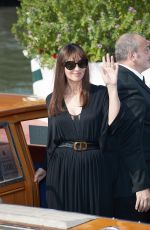 MONICA BELLUCCU Arrives at Lido in Venice 08/29/2019