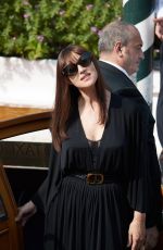 MONICA BELLUCCU Arrives at Lido in Venice 08/29/2019