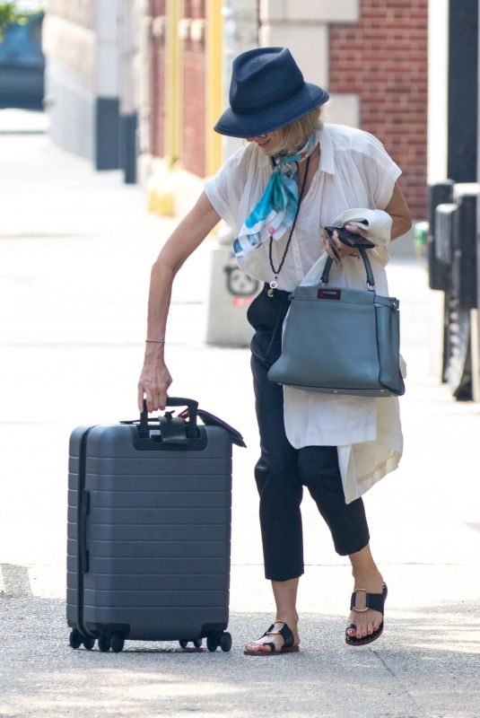 NAOMI WATTS Leaves Her Home in New York 07/29/2019