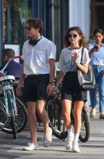 NATALIA DYER and Charlie Heaton Out in New York 08/21/2019