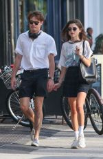 NATALIA DYER and Charlie Heaton Out in New York 08/21/2019