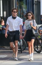NATALIA DYER and Charlie Heaton Out in New York 08/21/2019