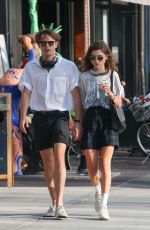 NATALIA DYER and Charlie Heaton Out in New York 08/21/2019