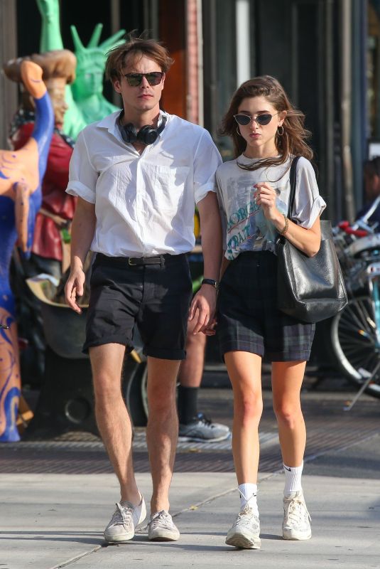 NATALIA DYER and Charlie Heaton Out in New York 08/21/2019