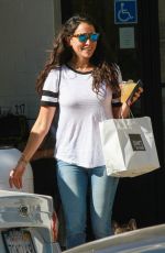 NATALIE MARTINEZ Out with Her Dog in Studio City 08/20/2019