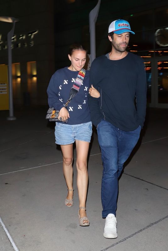 NATALIE PORTMAN and Benjamin Millepied at Arclight in Hollywood 07/30/2019