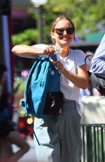 NATALIE PORTMAN at Disneyland in Anaheim 08/14/2019