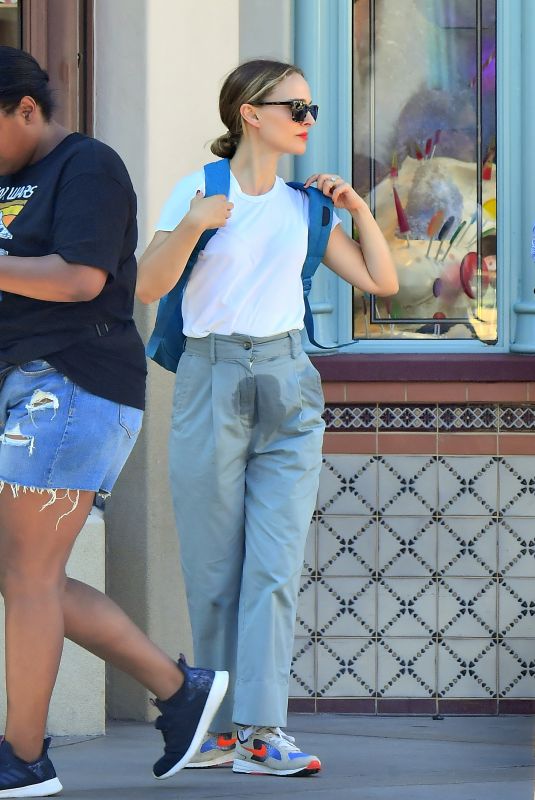 NATALIE PORTMAN at Disneyland in Anaheim 08/14/2019