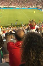 NATALIE PORTMAN at Exhibition Match Between USA and Ireland for Equal Pay for Women in Pasadena 08/03/2019