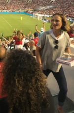 NATALIE PORTMAN at Exhibition Match Between USA and Ireland for Equal Pay for Women in Pasadena 08/03/2019