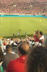 NATALIE PORTMAN at Exhibition Match Between USA and Ireland for Equal Pay for Women in Pasadena 08/03/2019