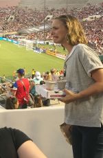 NATALIE PORTMAN at Exhibition Match Between USA and Ireland for Equal Pay for Women in Pasadena 08/03/2019