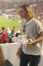 NATALIE PORTMAN at Exhibition Match Between USA and Ireland for Equal Pay for Women in Pasadena 08/03/2019