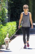 NATALIE PORTMAN Out with Her Dog Charlie in Los Angeles 08/02/2019
